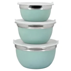 Lot de 3 bols a mixer avc couver Ustensiles, Accessoire De Cuisine
