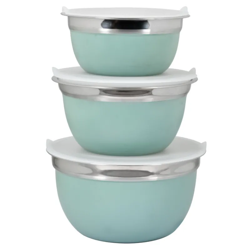 Lot de 3 bols a mixer avc couver Ustensiles, Accessoire De Cuisine