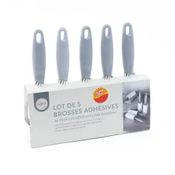 Best Lot de 5 brosses adhesives 30 fe Balai, Serpillère, Brosse