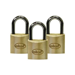 Lot de 3 cadenas a clef 20mm Quincaillerie