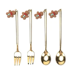 Clearance Lot de 4 couverts de noel Vaisselle, Art De La Table·Couverts, Ménagère