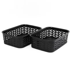Clearance Lot de 2 mini paniers 20x15x6cm Rangement