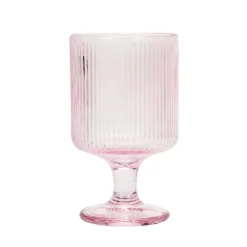 Hot Lot de 4 verres a pied rose Vaisselle, Art De La Table·Verre