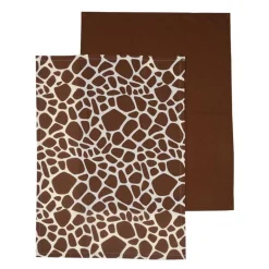 Outlet Lot de deux torchons girafe Linge De Table, Cuisine·Torchon
