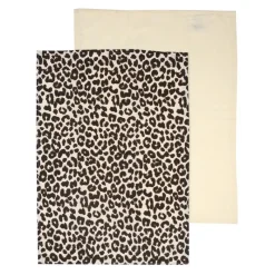 Hot Lot de deux torchons leopard Linge De Table, Cuisine·Torchon