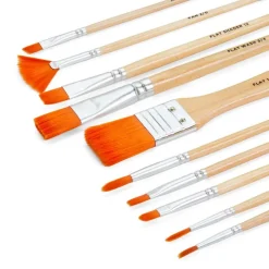 New Lot pinceaux x10 Enfant Loisirs Créatifs|Loisirs Créatifs
