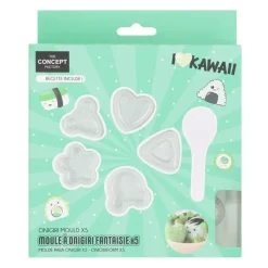 Online Lot x6 moules a onigiri Pour Elle