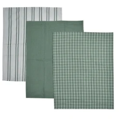 Outlet Lot x3 torchons mix matieres 50x Linge De Table, Cuisine·Torchon