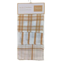 Lot x3 torchons vaisselle ass 6 Linge De Table, Cuisine·Torchon