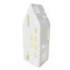 Maison ceramique blanc led grand Décoration