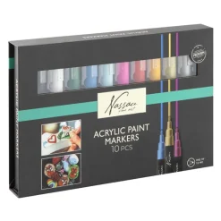 Discount Marqueurs acryliques x10 Enfant Loisirs Créatifs|Loisirs Créatifs