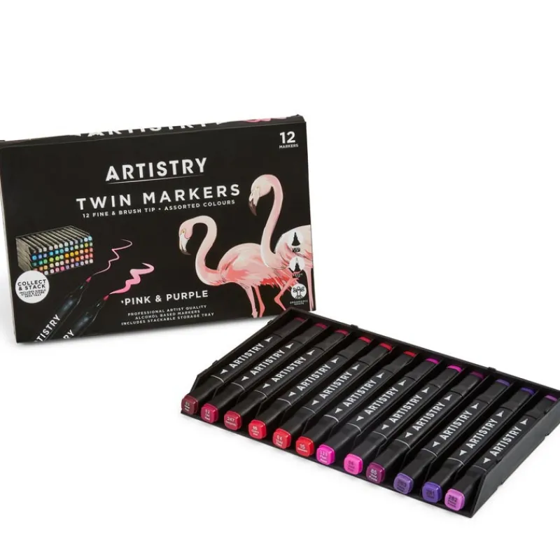 Clearance Marqueurs doubles alcool x12 Enfant Loisirs Créatifs|Loisirs Créatifs