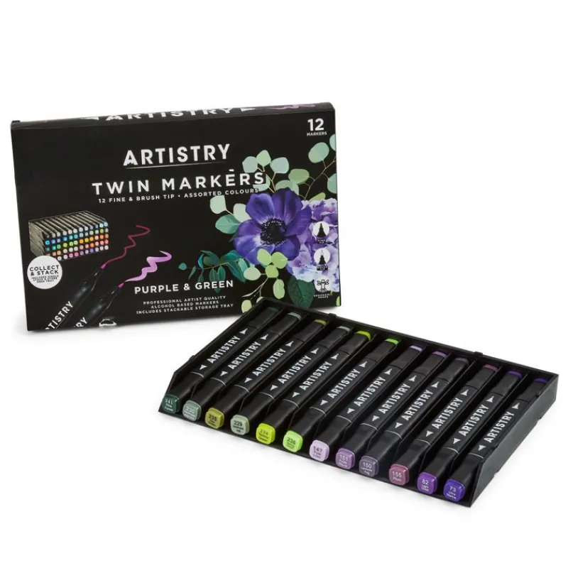 Clearance Marqueurs doubles alcool x12 Enfant Loisirs Créatifs|Loisirs Créatifs