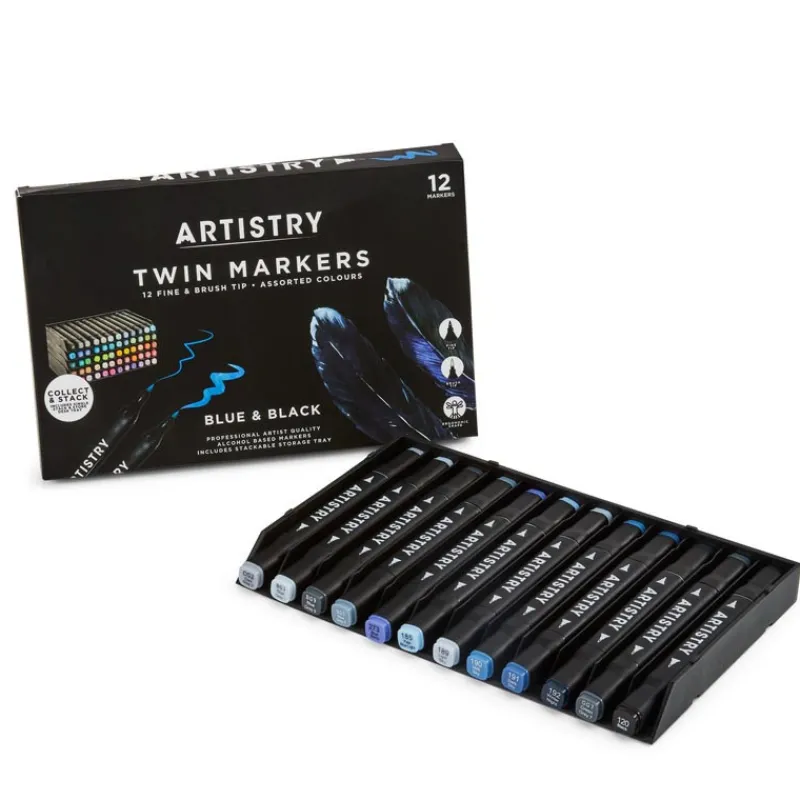 Clearance Marqueurs doubles alcool x12 Enfant Loisirs Créatifs|Loisirs Créatifs
