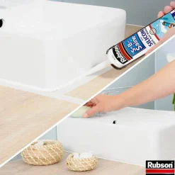 Sale Mastic sanitaire 280ml blanc Colle, Adhesif