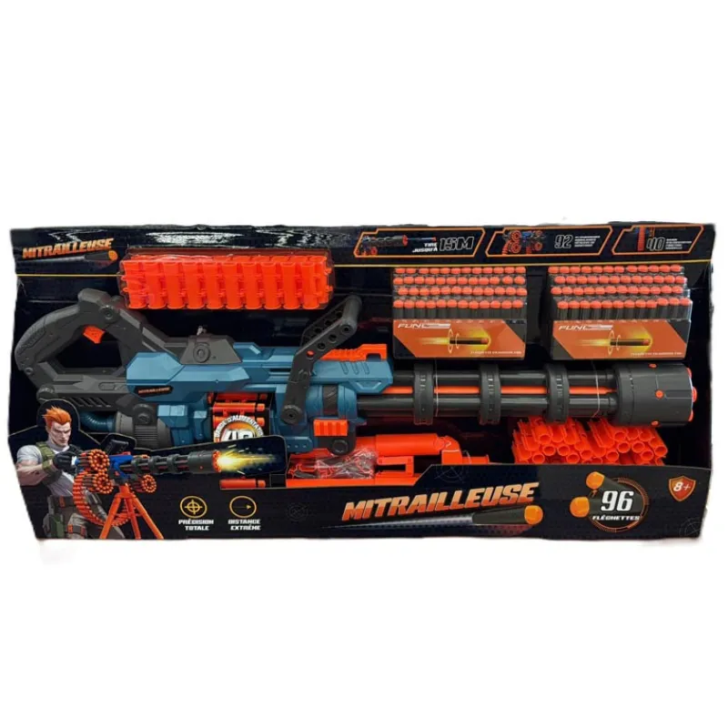 Sale Maxi gun trepied 96 flechettes Enfant Jeu D'Imitation|Jeu D'Imitation