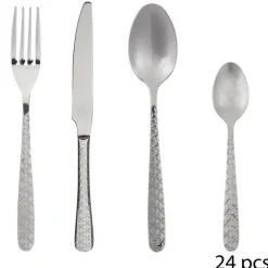 Discount Menagere 24pcs inox flora Vaisselle, Art De La Table·Couverts, Ménagère