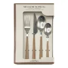 Menagere 16pcs inox manche bois Vaisselle, Art De La Table·Couverts, Ménagère