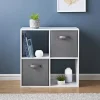 Online Meuble 4 cubes blanc Rangement