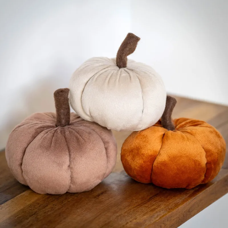 Sale Mini citrouille tissu Objet Décoratif