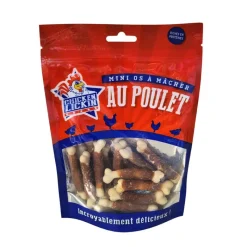 Hot Mini os a macher poulet 180g Alimentation Chien