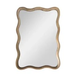 Best Miroir bord ondules bois Miroir