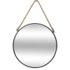 Discount Miroir metal corde d38cm Miroir