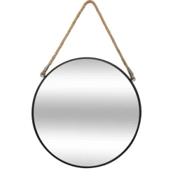 Discount Miroir metal corde d38cm Miroir