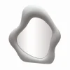 Miroir ondule blanc Accessoire Salle De Bain