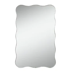 New Miroir ondule chrome Miroir