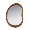 Hot Miroir organique bord bois Miroir
