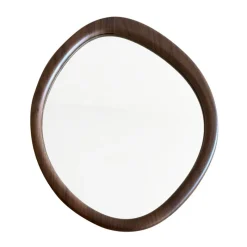 Hot Miroir organique contour bois Miroir