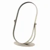 Clearance Miroir oval pivotant deux faces Accessoire Salle De Bain