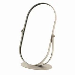 Clearance Miroir oval pivotant deux faces Accessoire Salle De Bain