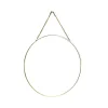 Miroir rond dore Miroir
