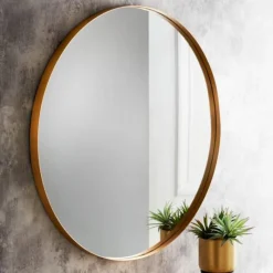 Online Miroir rond dore 80cm Miroir
