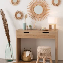 Online Miroir rotin soleil x3 Miroir