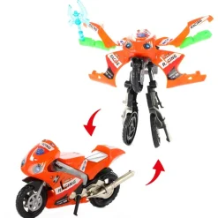 New Moto transformable en robot Enfant Véhicule, Circuit|Véhicule, Circuit