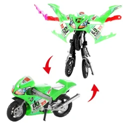 New Moto transformable en robot Enfant Véhicule, Circuit|Véhicule, Circuit