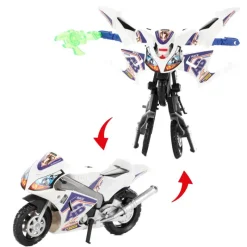 New Moto transformable en robot Enfant Véhicule, Circuit|Véhicule, Circuit