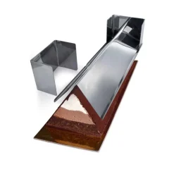 Discount Moule a buche triangulaire 31x10 Plat, Moule