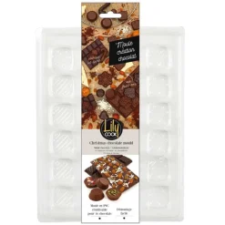 New Moule chocolat carre Plat, Moule