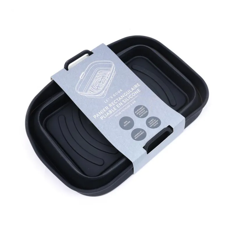 Hot Moule pour airfryer rectangle Plat, Moule