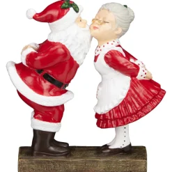 Outlet Mr et mme pere noel h19cm Décoration