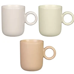New Mug anse ronde 3 ass Vaisselle, Art De La Table·Tasse, Mug, Bol