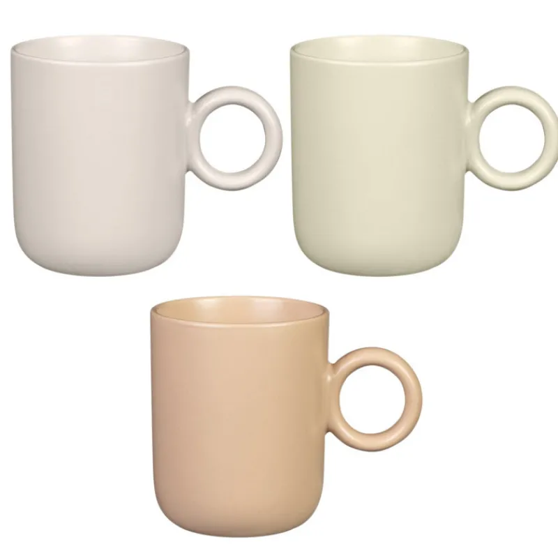 New Mug anse ronde 3 ass Vaisselle, Art De La Table·Tasse, Mug, Bol