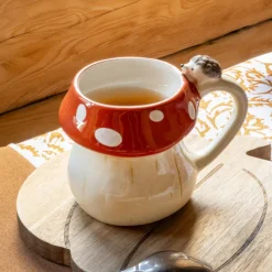 Online Mug champignon avec herisson Vaisselle, Art De La Table·Tasse, Mug, Bol