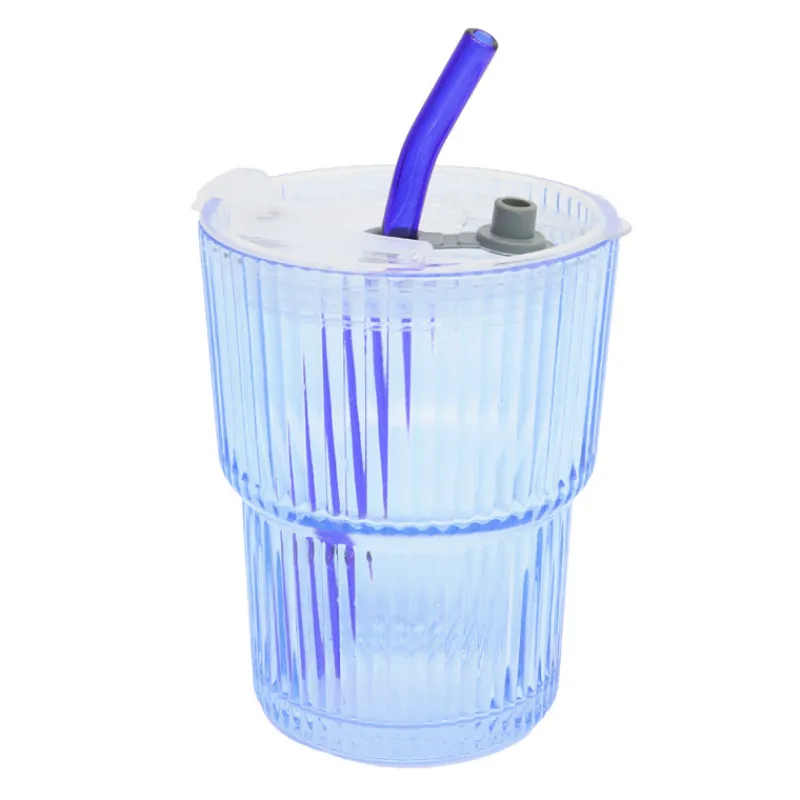 Clearance Mug en verre avec paille 4 a Vaisselle, Art De La Table·Bouteille, Carafe