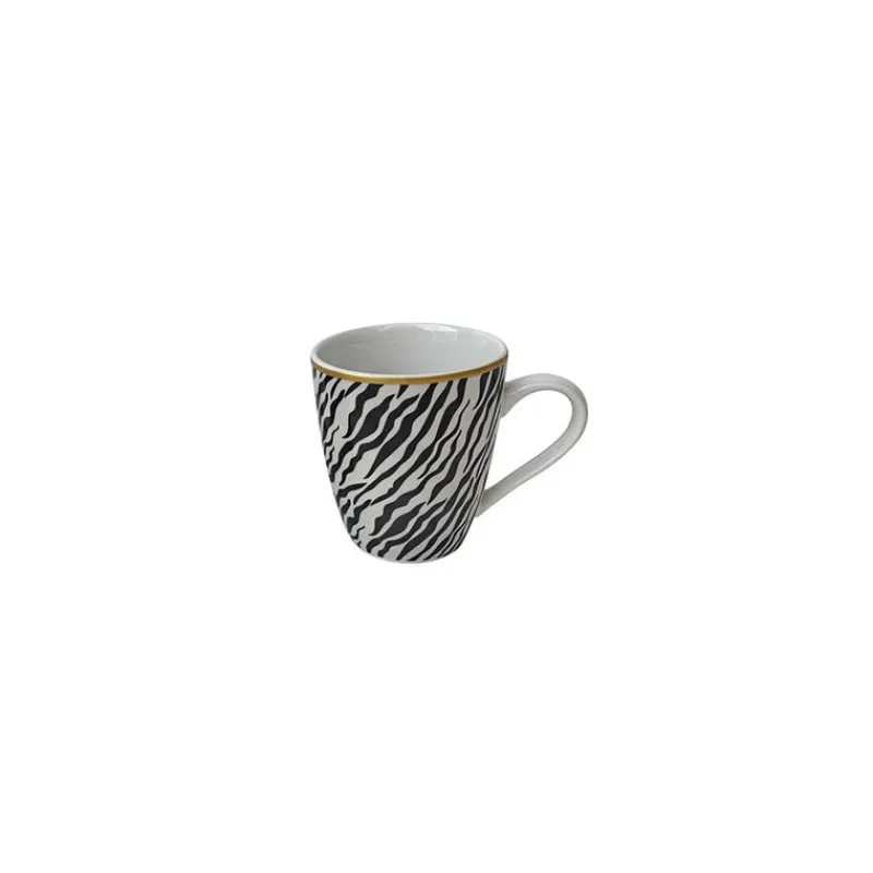 Sale Mug leopard/zebre lisere gold Vaisselle, Art De La Table·Tasse, Mug, Bol