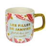 Hot Mug mois naissance ss Pour Elle|Idée Cadeau